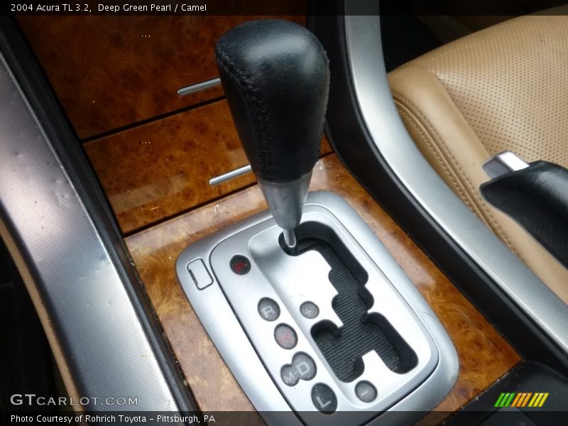 Deep Green Pearl / Camel 2004 Acura TL 3.2