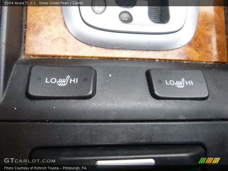 Deep Green Pearl / Camel 2004 Acura TL 3.2