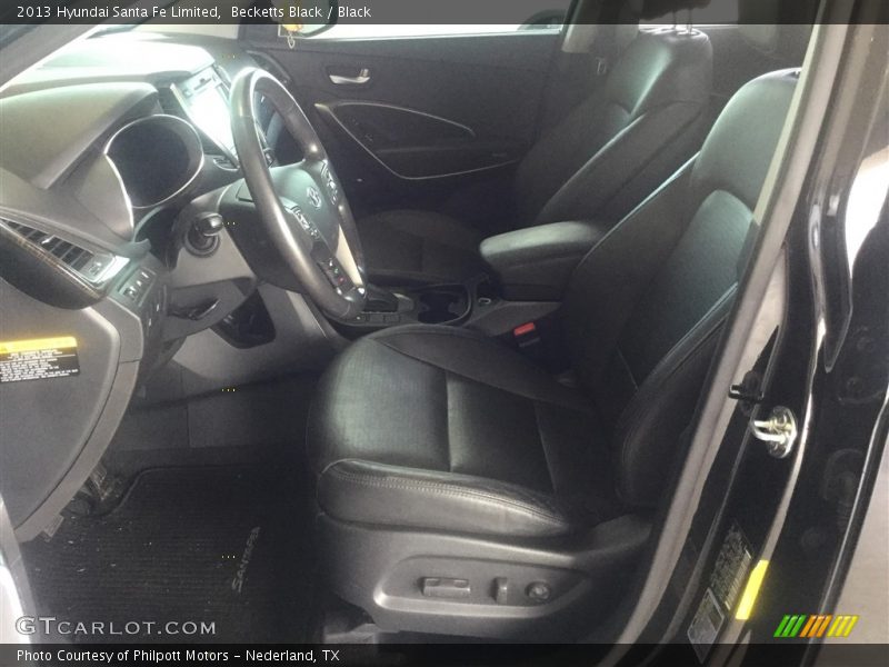 Becketts Black / Black 2013 Hyundai Santa Fe Limited