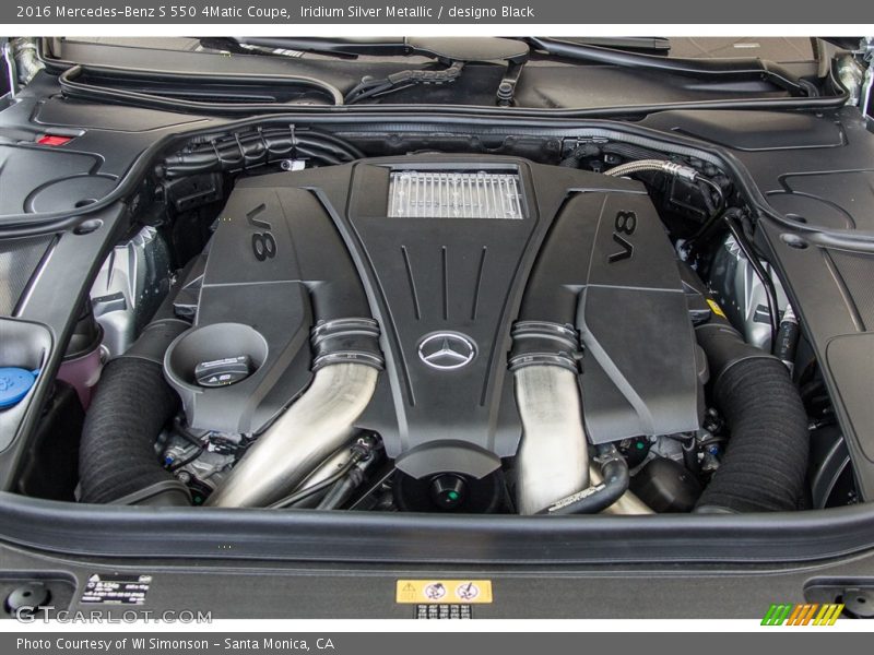  2016 S 550 4Matic Coupe Engine - 4.7 Liter biturbo DI DOHC 32-Valve VVT V8