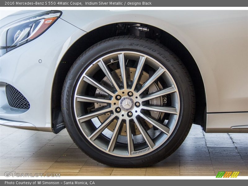  2016 S 550 4Matic Coupe Wheel