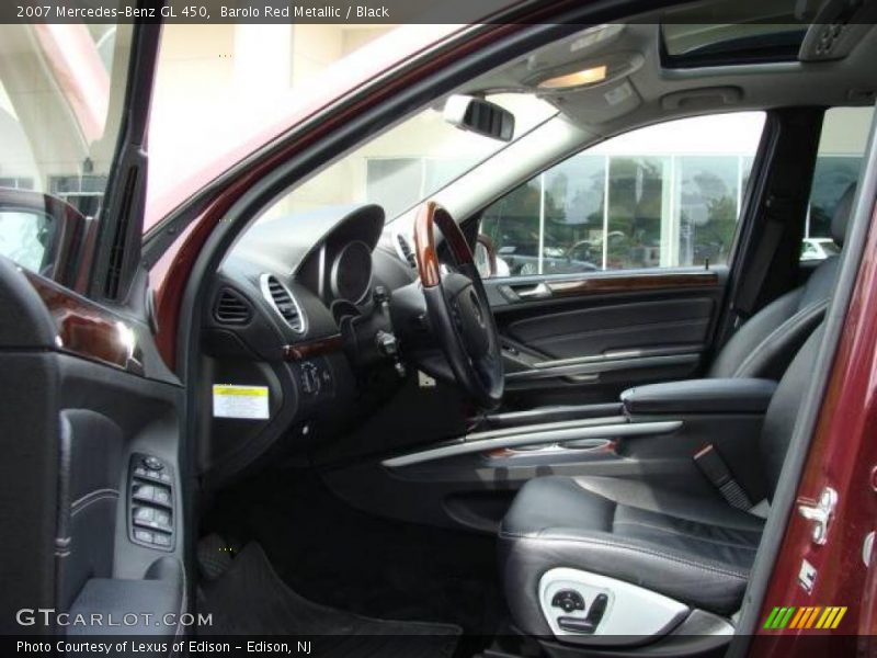 Barolo Red Metallic / Black 2007 Mercedes-Benz GL 450