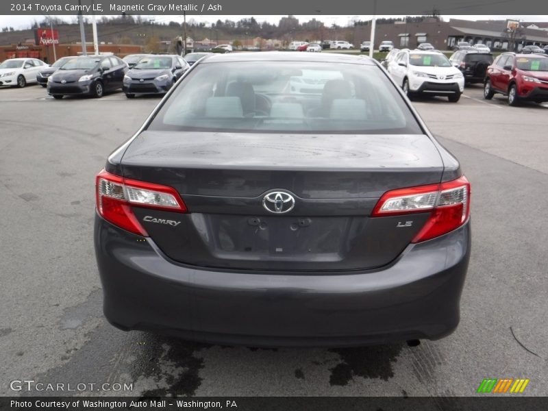 Magnetic Gray Metallic / Ash 2014 Toyota Camry LE