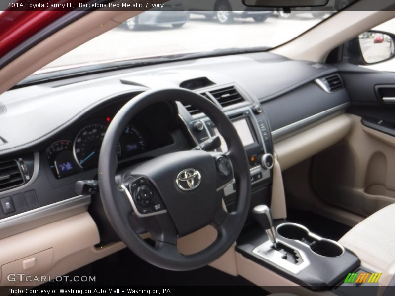 Barcelona Red Metallic / Ivory 2014 Toyota Camry LE
