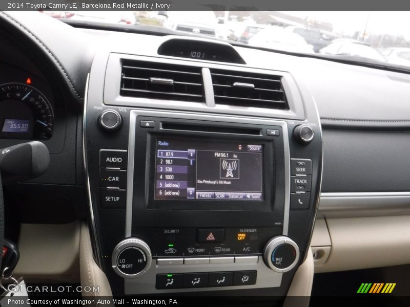 Barcelona Red Metallic / Ivory 2014 Toyota Camry LE