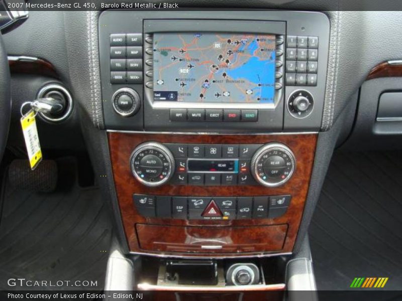 Barolo Red Metallic / Black 2007 Mercedes-Benz GL 450