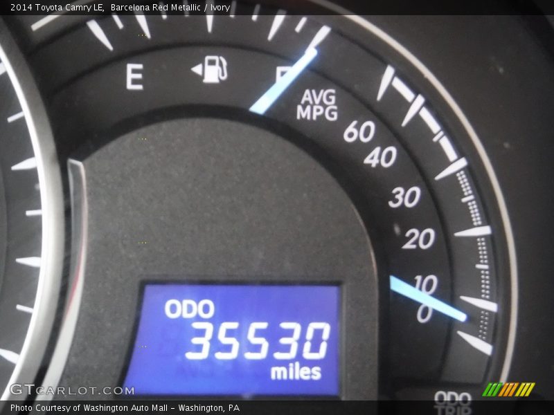 Barcelona Red Metallic / Ivory 2014 Toyota Camry LE