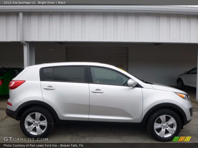 Bright Silver / Black 2013 Kia Sportage LX