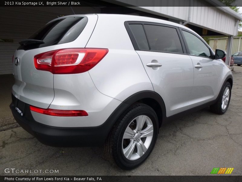 Bright Silver / Black 2013 Kia Sportage LX