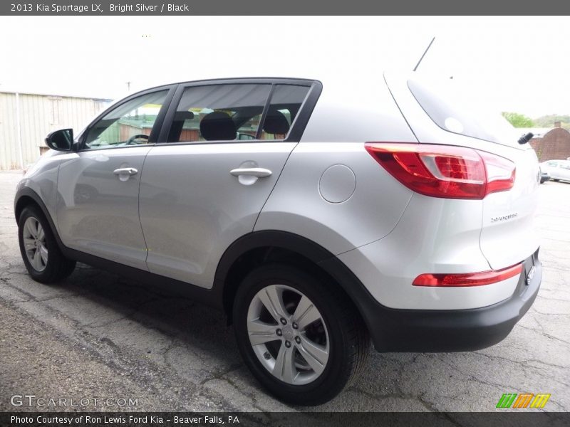 Bright Silver / Black 2013 Kia Sportage LX