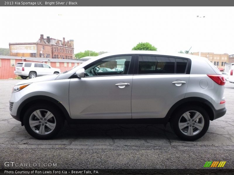 Bright Silver / Black 2013 Kia Sportage LX