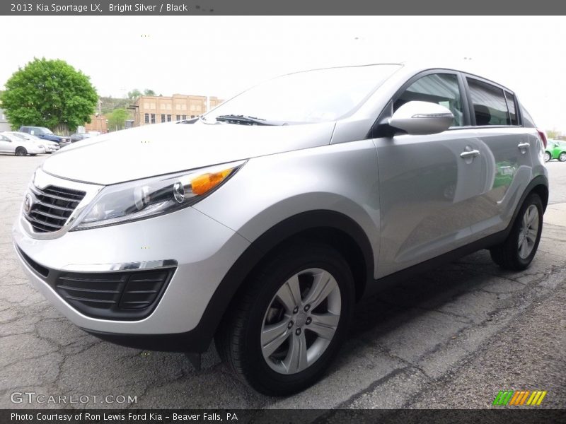 Bright Silver / Black 2013 Kia Sportage LX