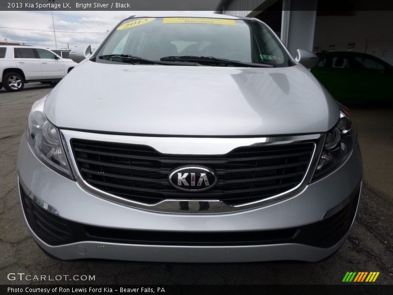 Bright Silver / Black 2013 Kia Sportage LX