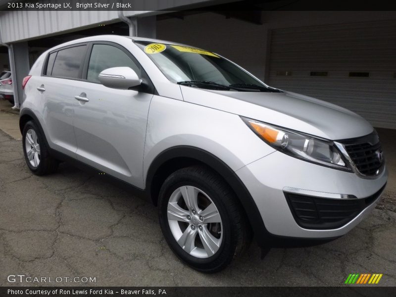 Bright Silver / Black 2013 Kia Sportage LX