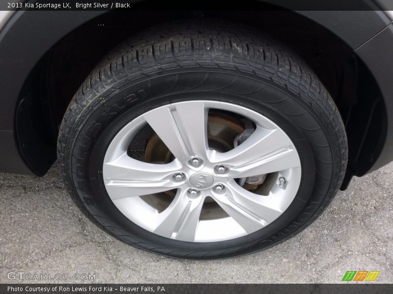 Bright Silver / Black 2013 Kia Sportage LX