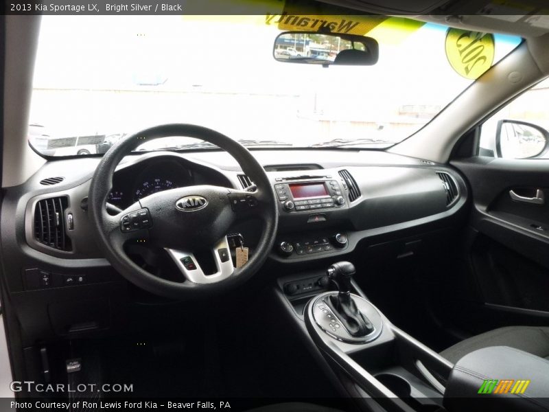 Bright Silver / Black 2013 Kia Sportage LX