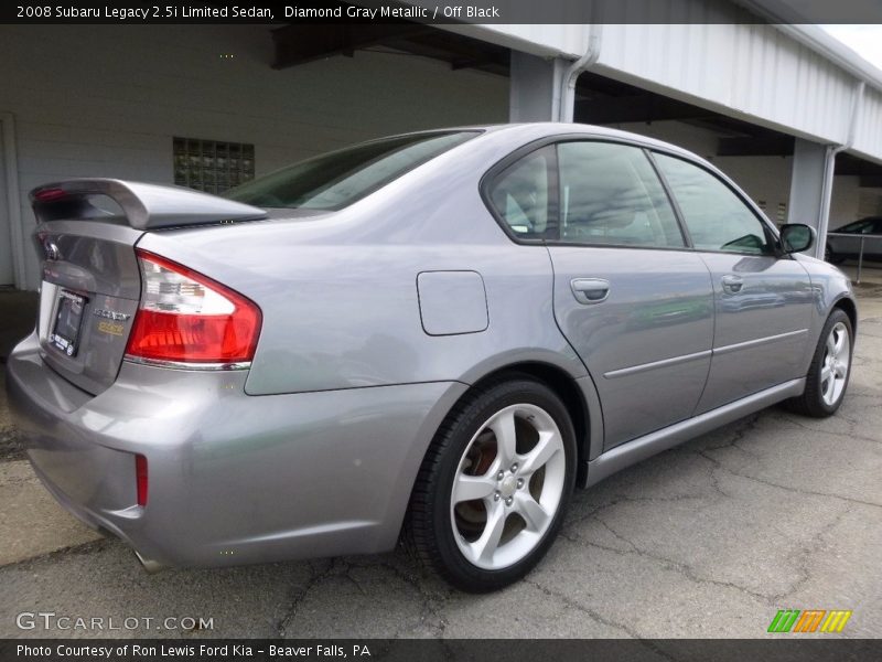Diamond Gray Metallic / Off Black 2008 Subaru Legacy 2.5i Limited Sedan