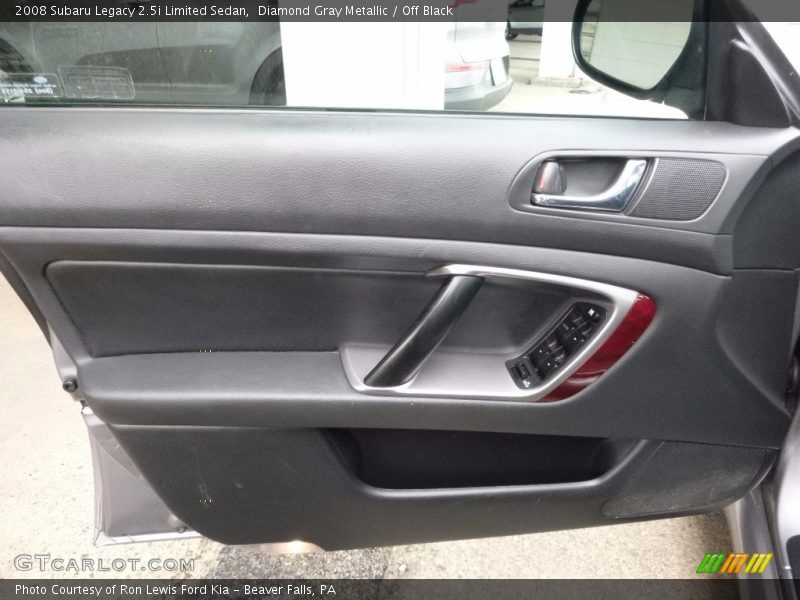 Diamond Gray Metallic / Off Black 2008 Subaru Legacy 2.5i Limited Sedan