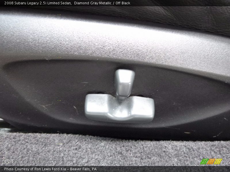 Diamond Gray Metallic / Off Black 2008 Subaru Legacy 2.5i Limited Sedan