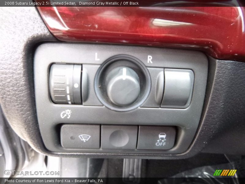 Diamond Gray Metallic / Off Black 2008 Subaru Legacy 2.5i Limited Sedan