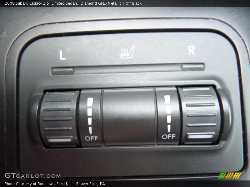 Diamond Gray Metallic / Off Black 2008 Subaru Legacy 2.5i Limited Sedan