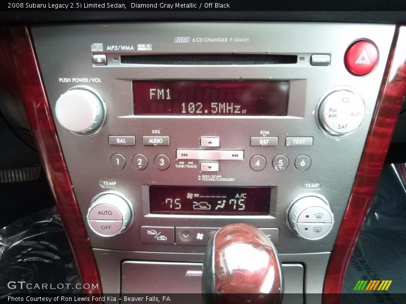 Diamond Gray Metallic / Off Black 2008 Subaru Legacy 2.5i Limited Sedan
