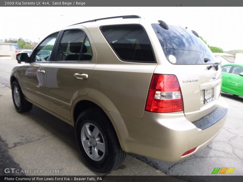 Sand Beige / Beige 2009 Kia Sorento LX 4x4