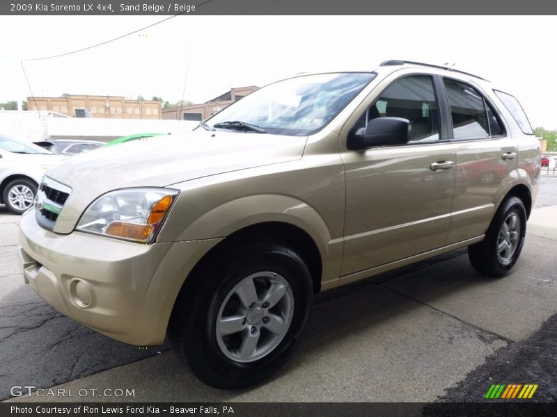 Sand Beige / Beige 2009 Kia Sorento LX 4x4
