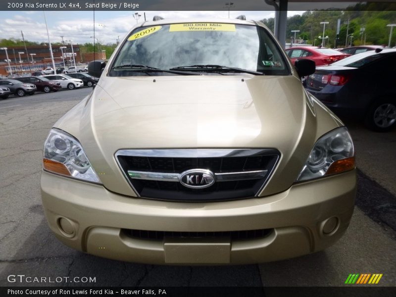 Sand Beige / Beige 2009 Kia Sorento LX 4x4