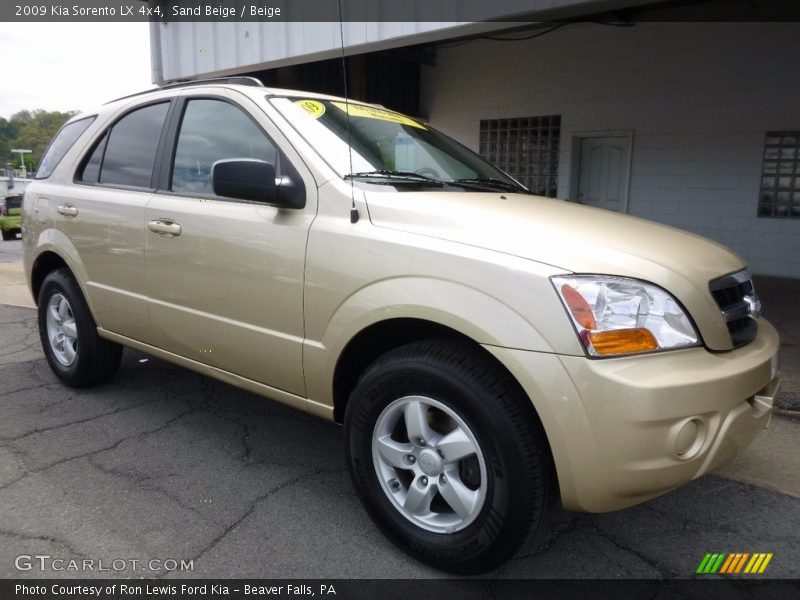 Sand Beige / Beige 2009 Kia Sorento LX 4x4