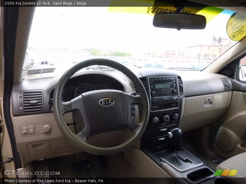 Sand Beige / Beige 2009 Kia Sorento LX 4x4
