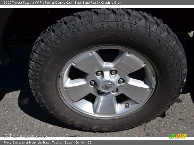 Black Sand Pearl / Graphite Gray 2009 Toyota Tacoma V6 PreRunner Double Cab