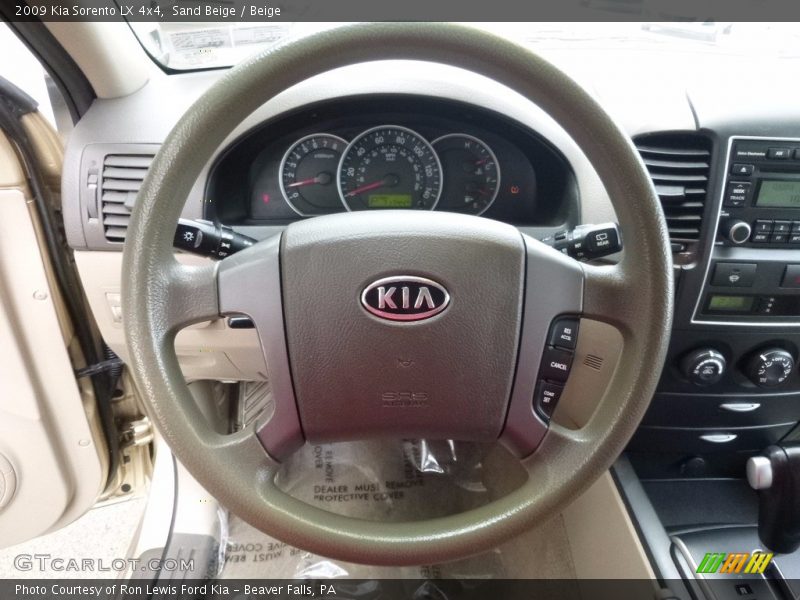 Sand Beige / Beige 2009 Kia Sorento LX 4x4