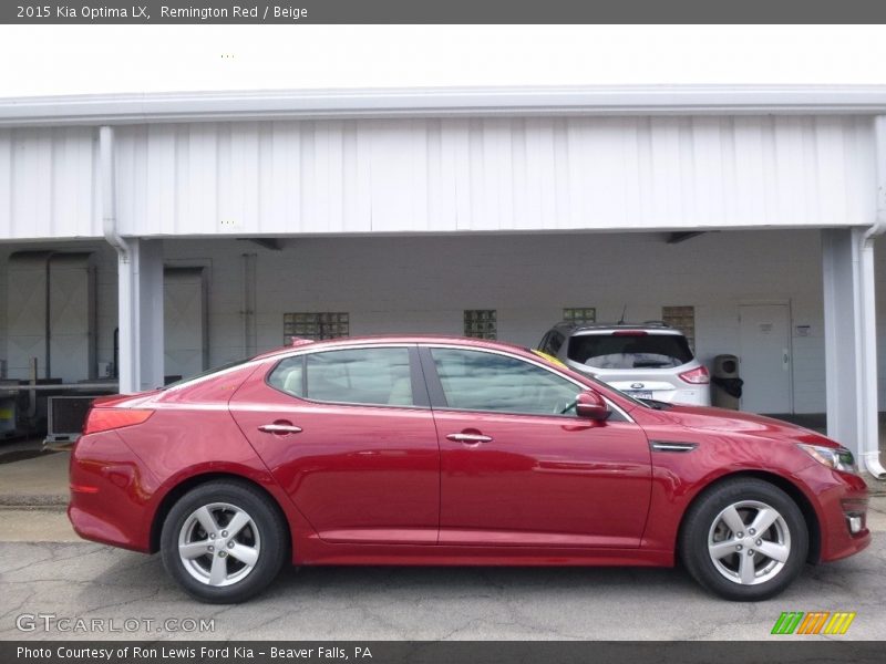 Remington Red / Beige 2015 Kia Optima LX