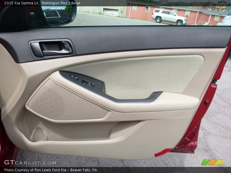 Remington Red / Beige 2015 Kia Optima LX