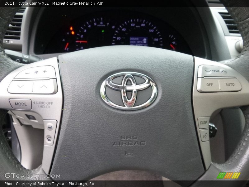 Magnetic Gray Metallic / Ash 2011 Toyota Camry XLE