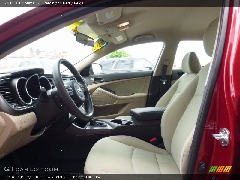 Remington Red / Beige 2015 Kia Optima LX