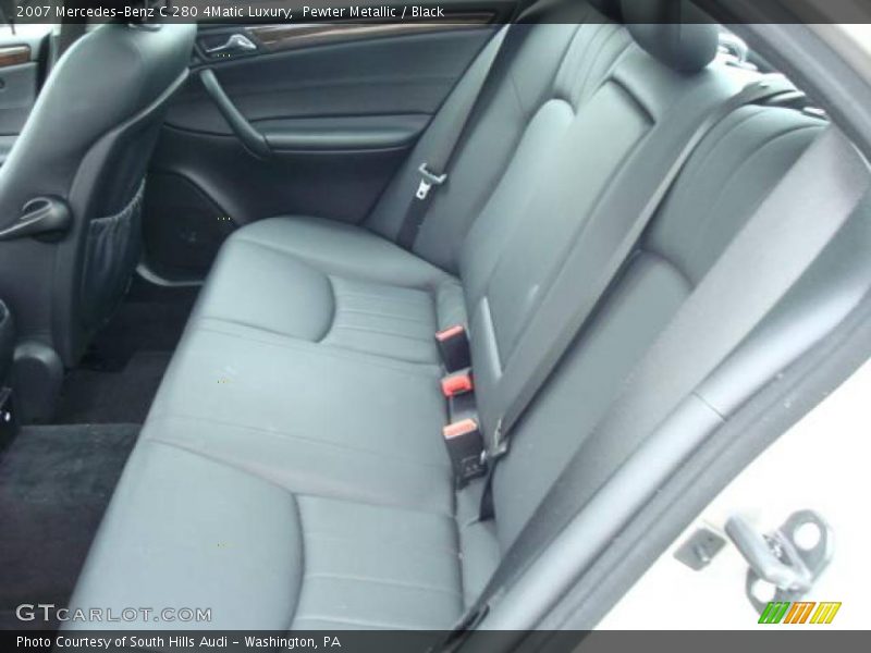 Pewter Metallic / Black 2007 Mercedes-Benz C 280 4Matic Luxury