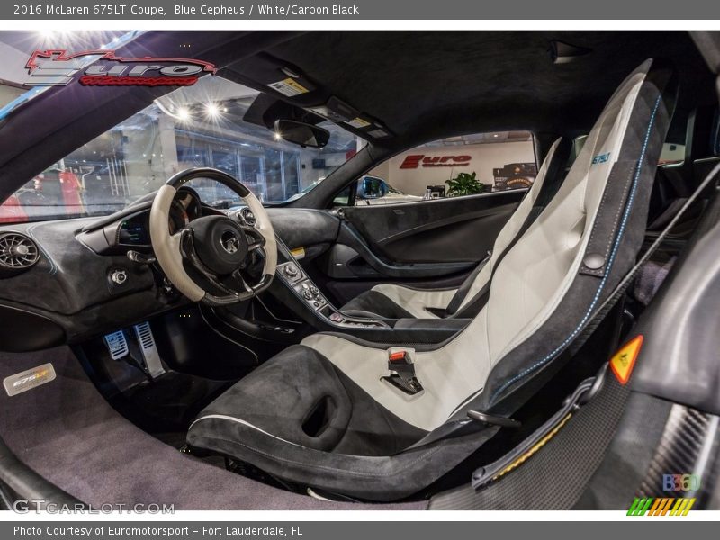  2016 675LT Coupe White/Carbon Black Interior