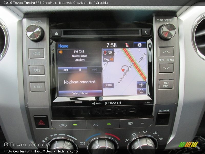 Magnetic Gray Metallic / Graphite 2016 Toyota Tundra SR5 CrewMax