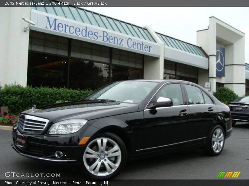 Black / Grey/Black 2009 Mercedes-Benz C 300 4Matic