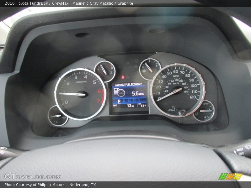 Magnetic Gray Metallic / Graphite 2016 Toyota Tundra SR5 CrewMax