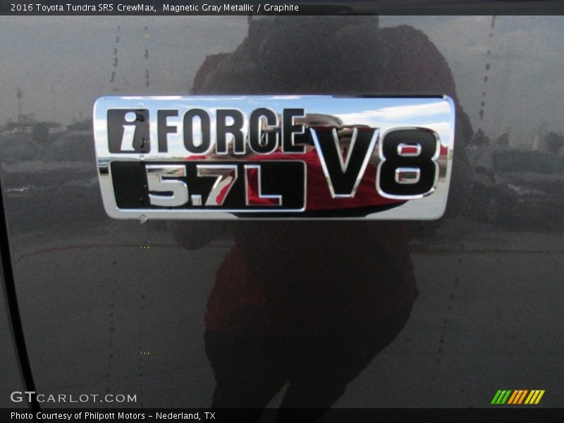 Magnetic Gray Metallic / Graphite 2016 Toyota Tundra SR5 CrewMax