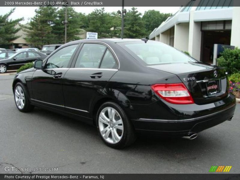 Black / Grey/Black 2009 Mercedes-Benz C 300 4Matic