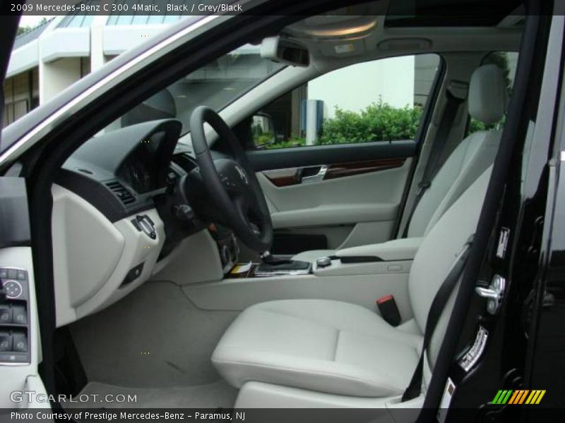 Black / Grey/Black 2009 Mercedes-Benz C 300 4Matic