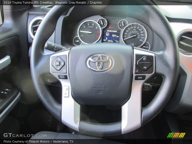 Magnetic Gray Metallic / Graphite 2016 Toyota Tundra SR5 CrewMax