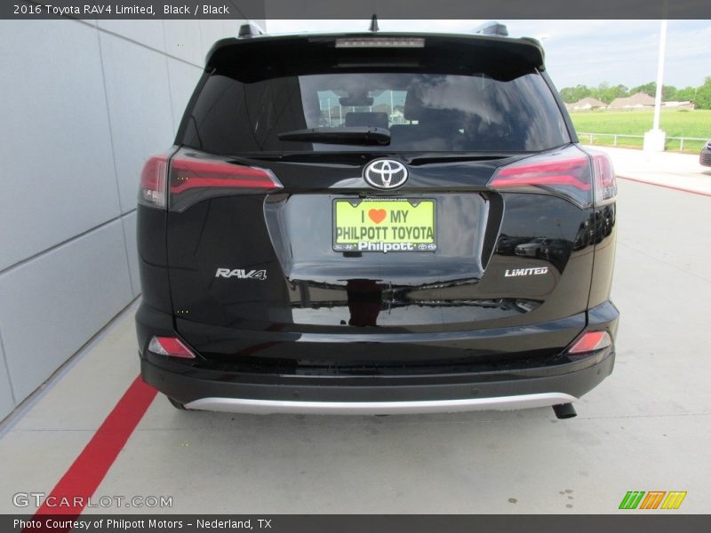 Black / Black 2016 Toyota RAV4 Limited