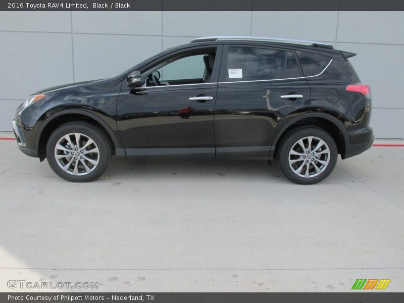 Black / Black 2016 Toyota RAV4 Limited