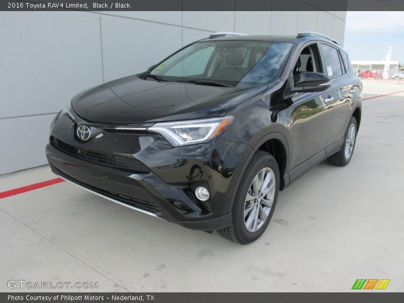 Black / Black 2016 Toyota RAV4 Limited