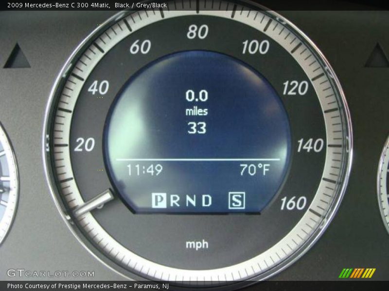 Black / Grey/Black 2009 Mercedes-Benz C 300 4Matic